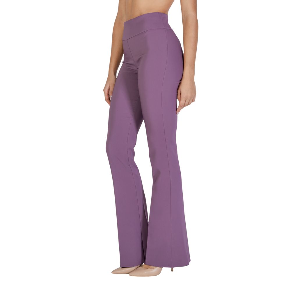 Pantalon évasé Sandro Ferrone en polyester violet