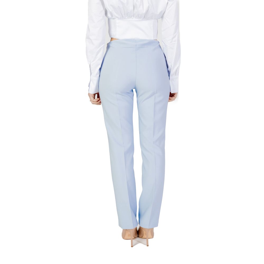 Pantalon de costume Sandro Ferrone en polyester bleu