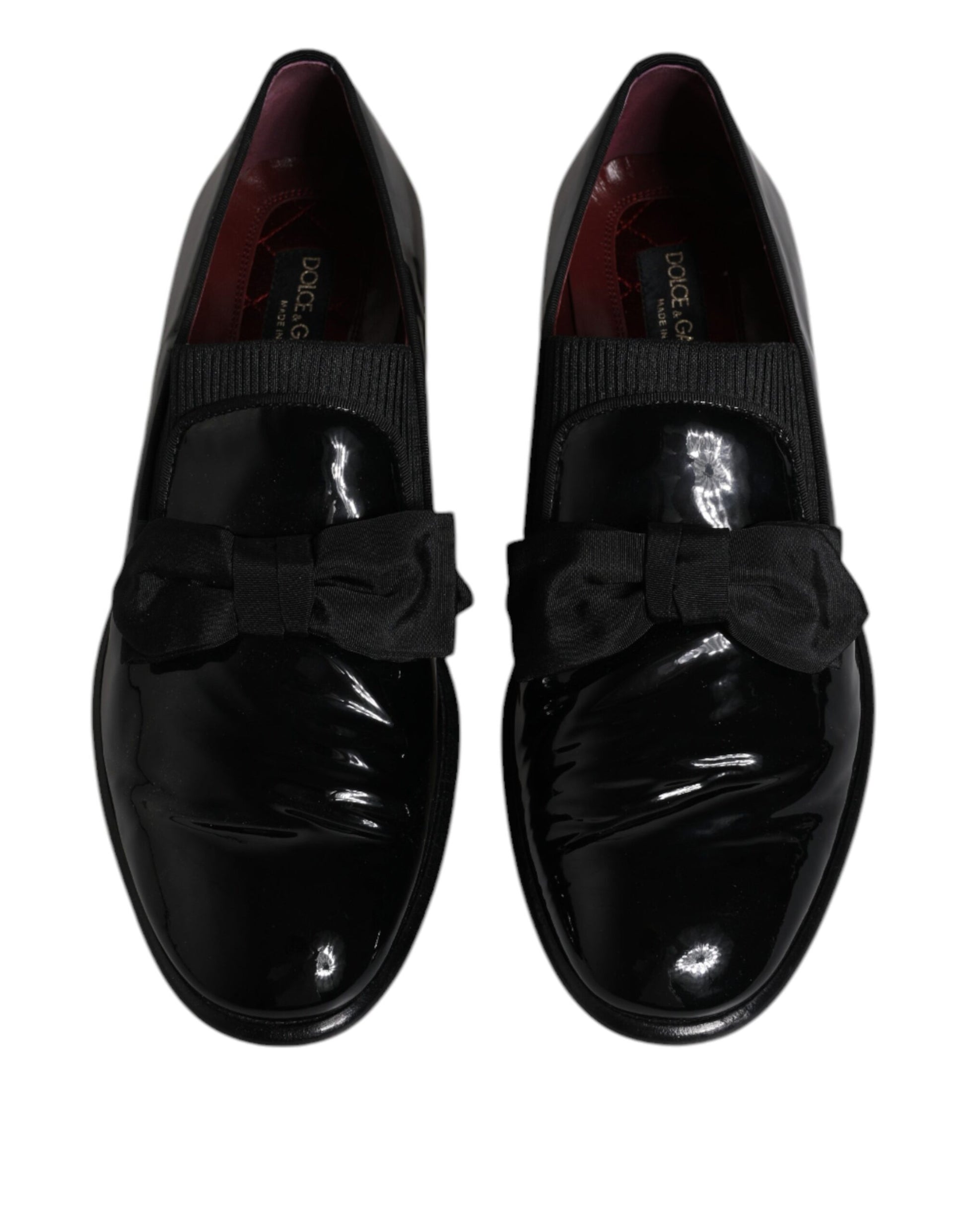 Dolce & Gabbana Black Slip On Loafers for Men detail view