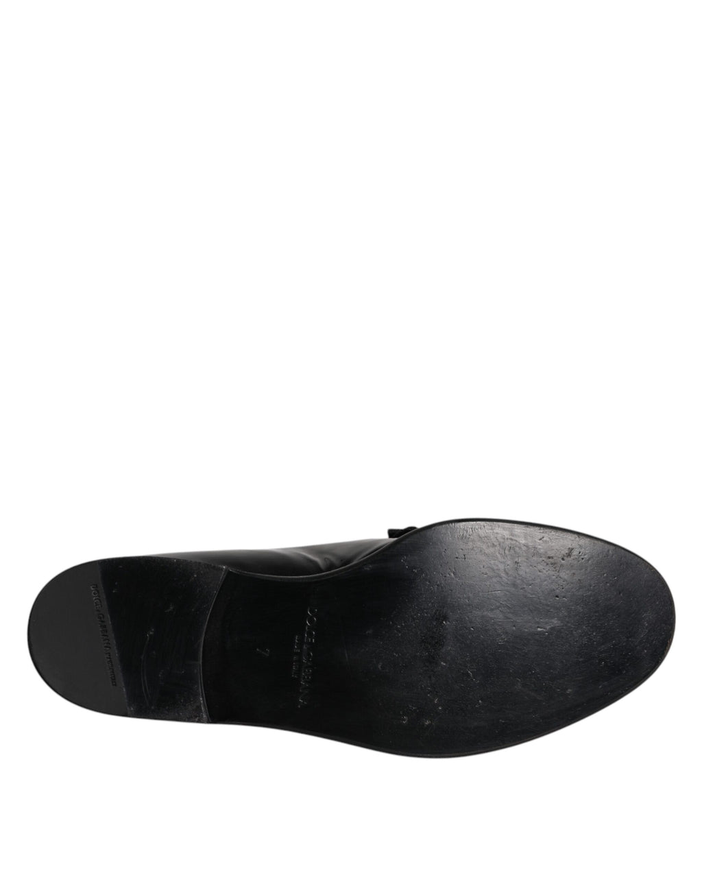 Dolce & Gabbana Black Slip On Loafers for Men additional view