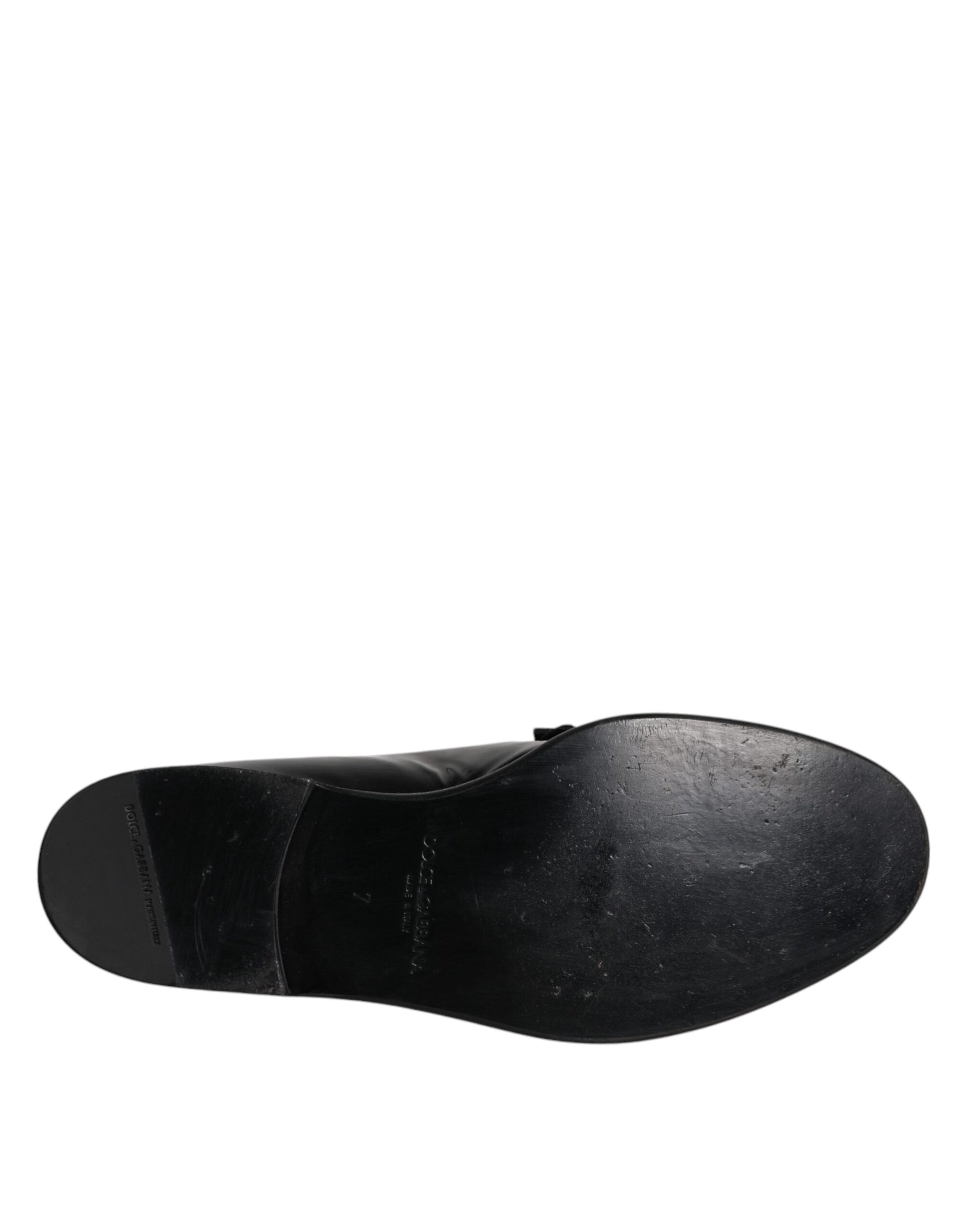 Dolce & Gabbana Black Slip On Loafers for Men additional view