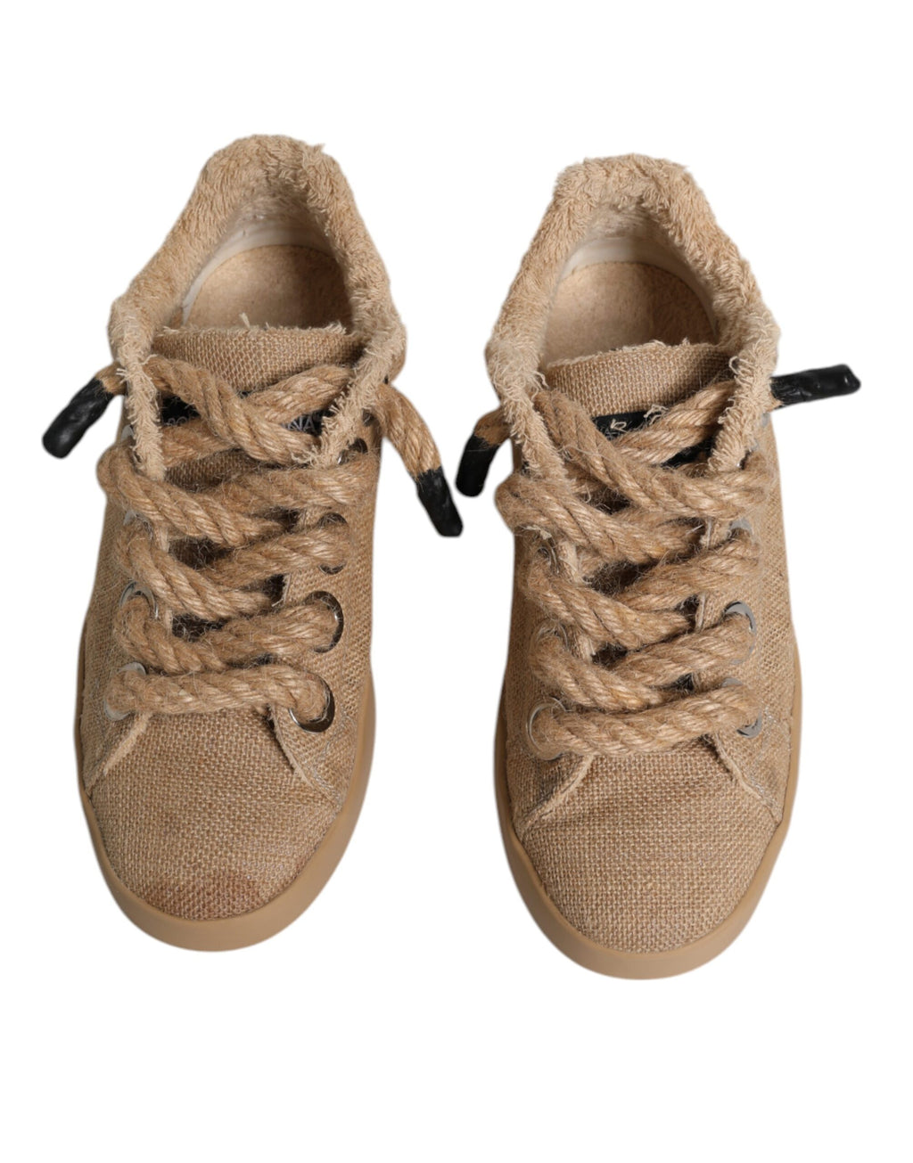 Dolce & Gabbana Brown Low Top Sneakers for Men detail view
