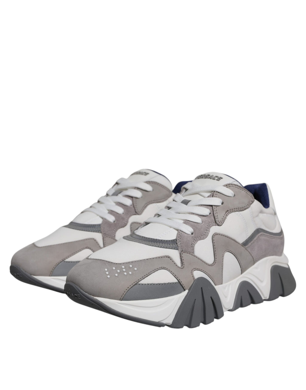 Versace Grey Chunky Sneakers for Men detail view
