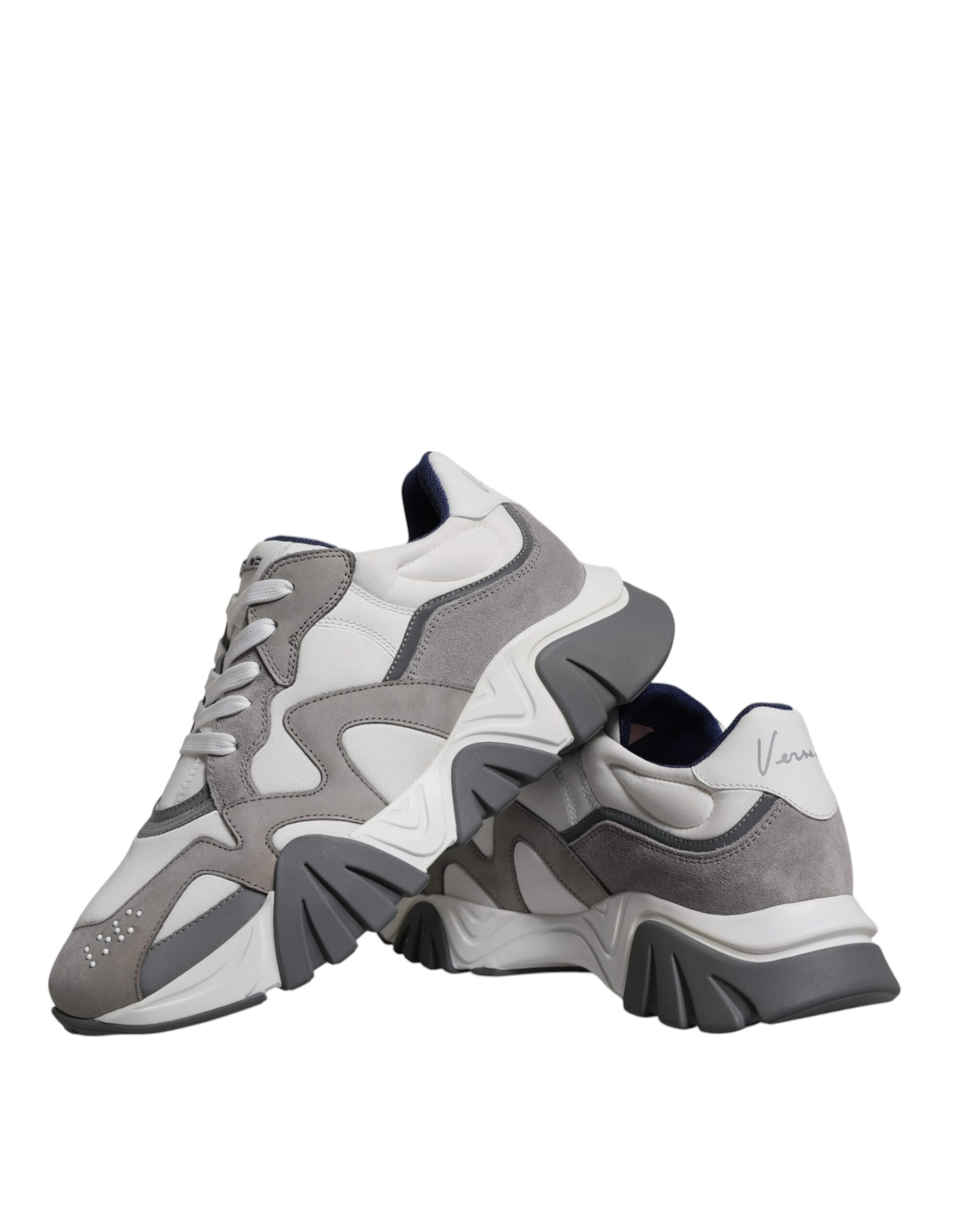 Versace Grey Chunky Sneakers for Men additional view