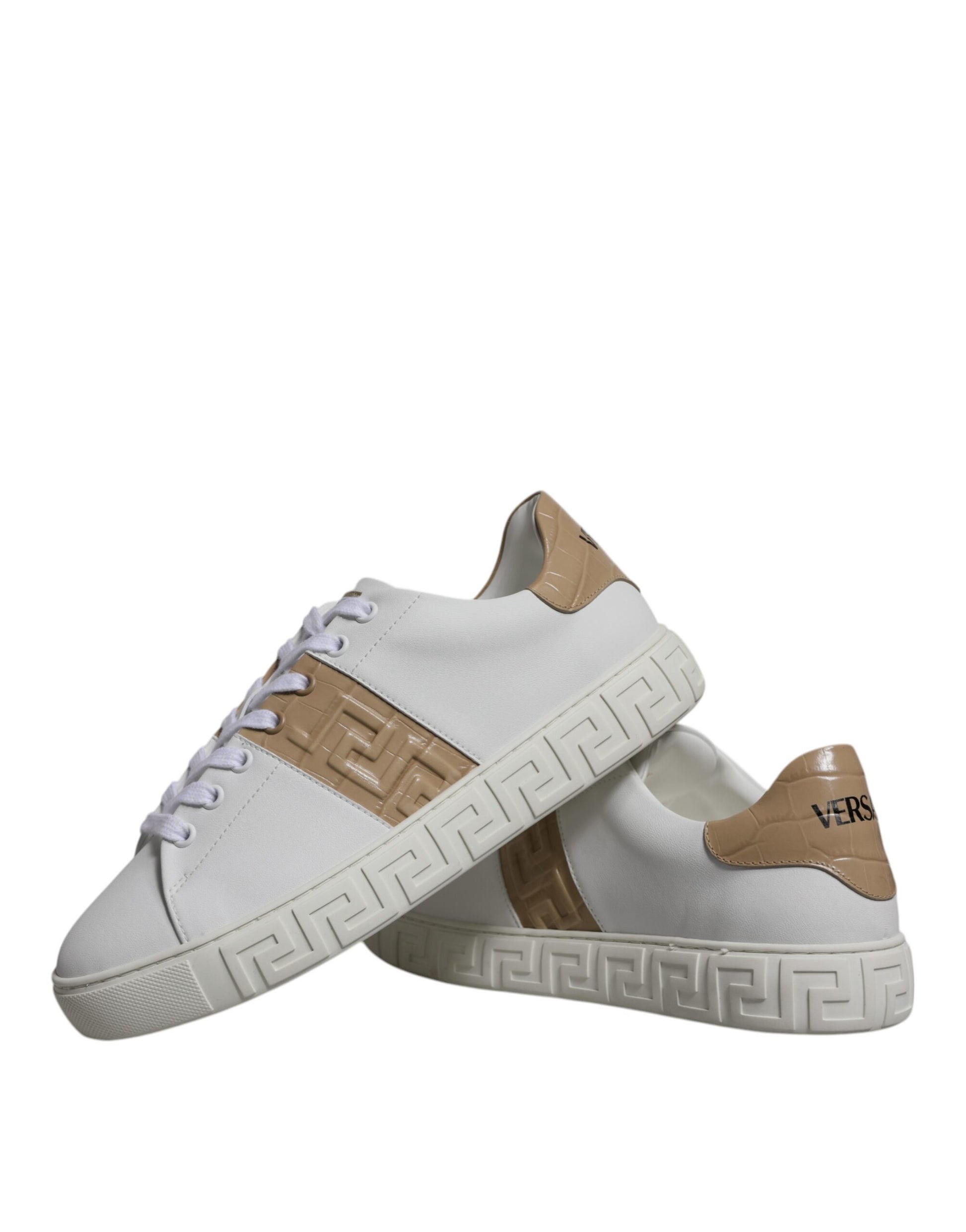 Versace White Low Top Sneakers for Men additional view