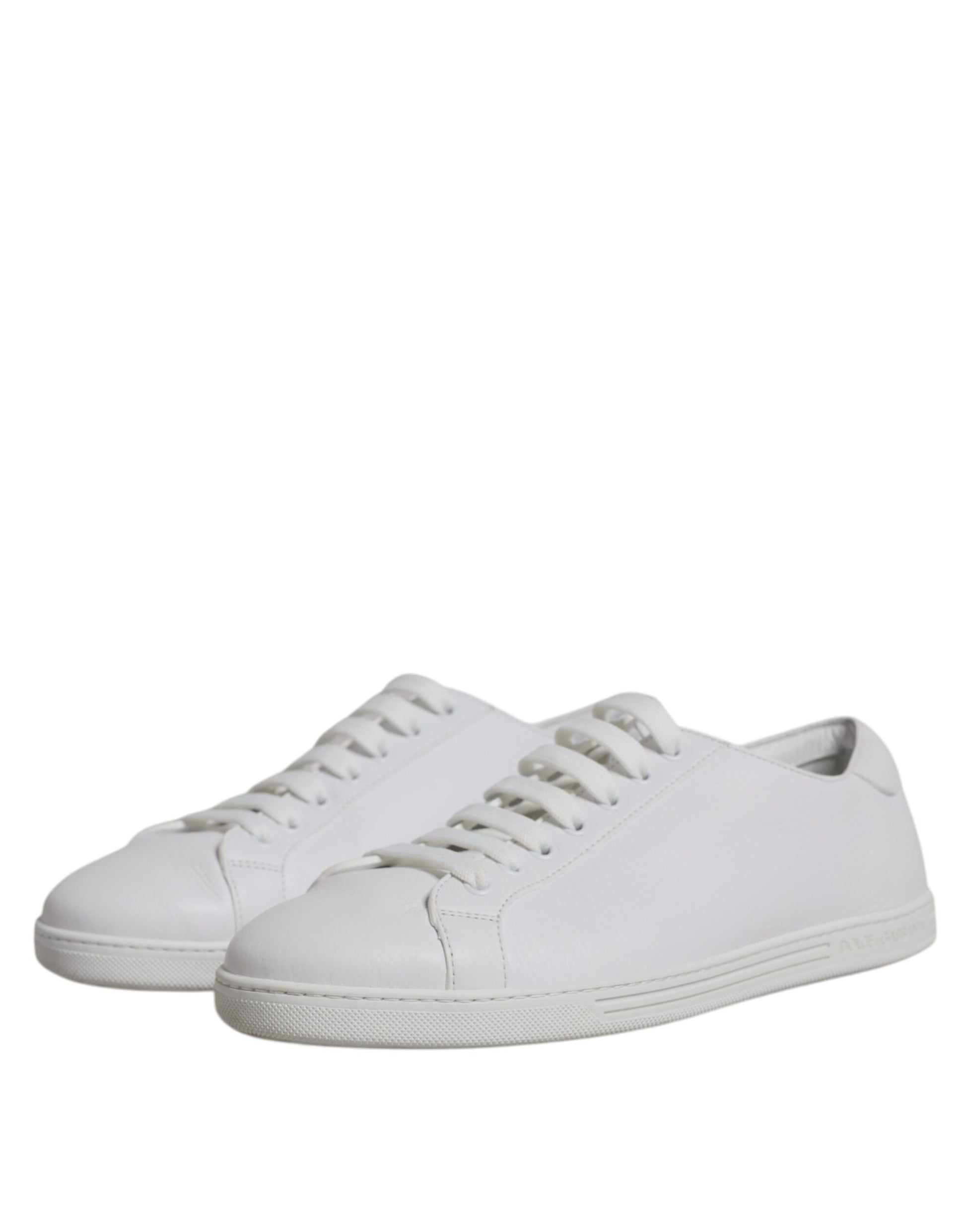 Dolce & Gabbana White Low Top Sneakers for Men detail view
