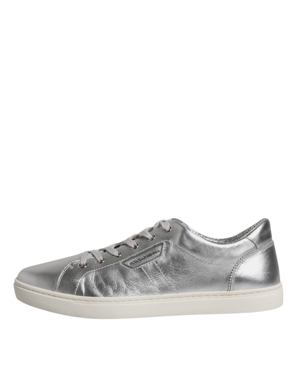 Chaussures Dolce & Gabbana Baskets basses en cuir argentées London