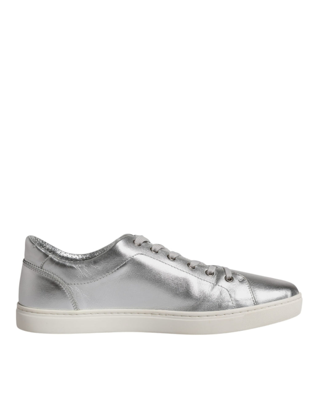 Chaussures Dolce & Gabbana Baskets basses en cuir argentées London