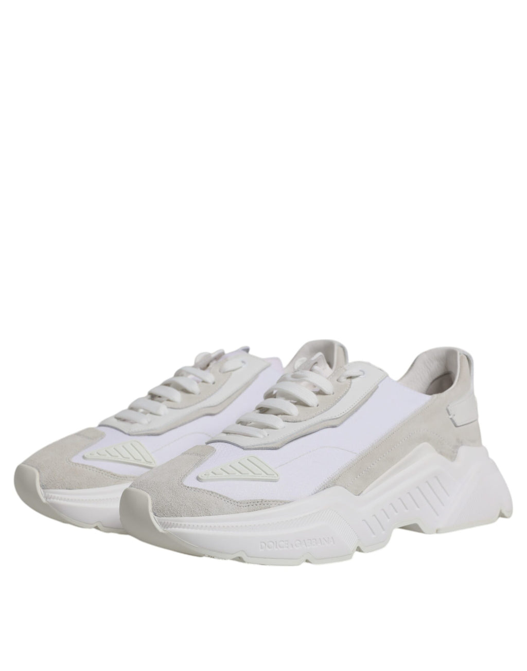 Chaussures Baskets Basses Dolce & Gabbana Daymaster en Cuir Blanc