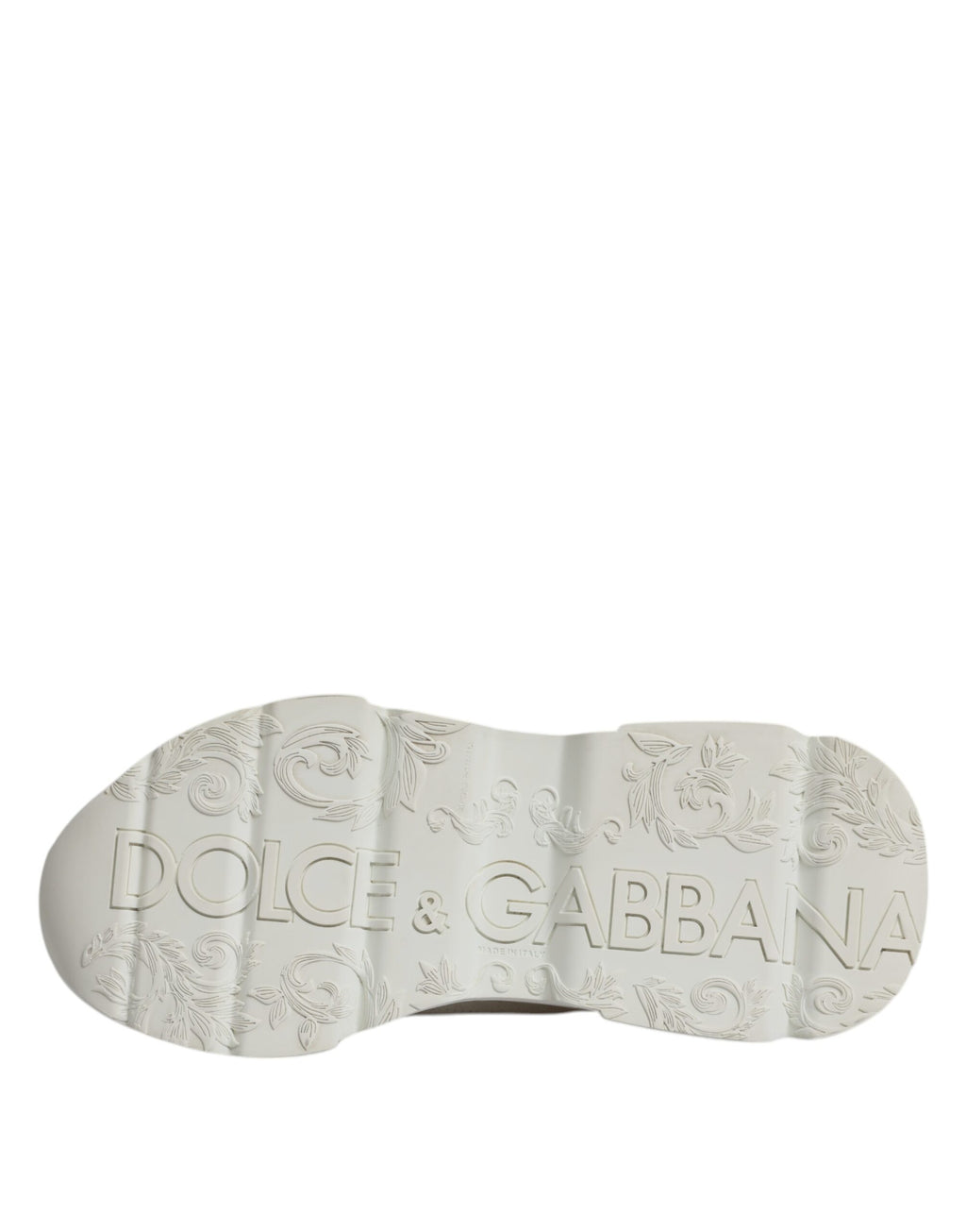 Chaussures Baskets Basses Dolce & Gabbana Daymaster en Cuir Blanc