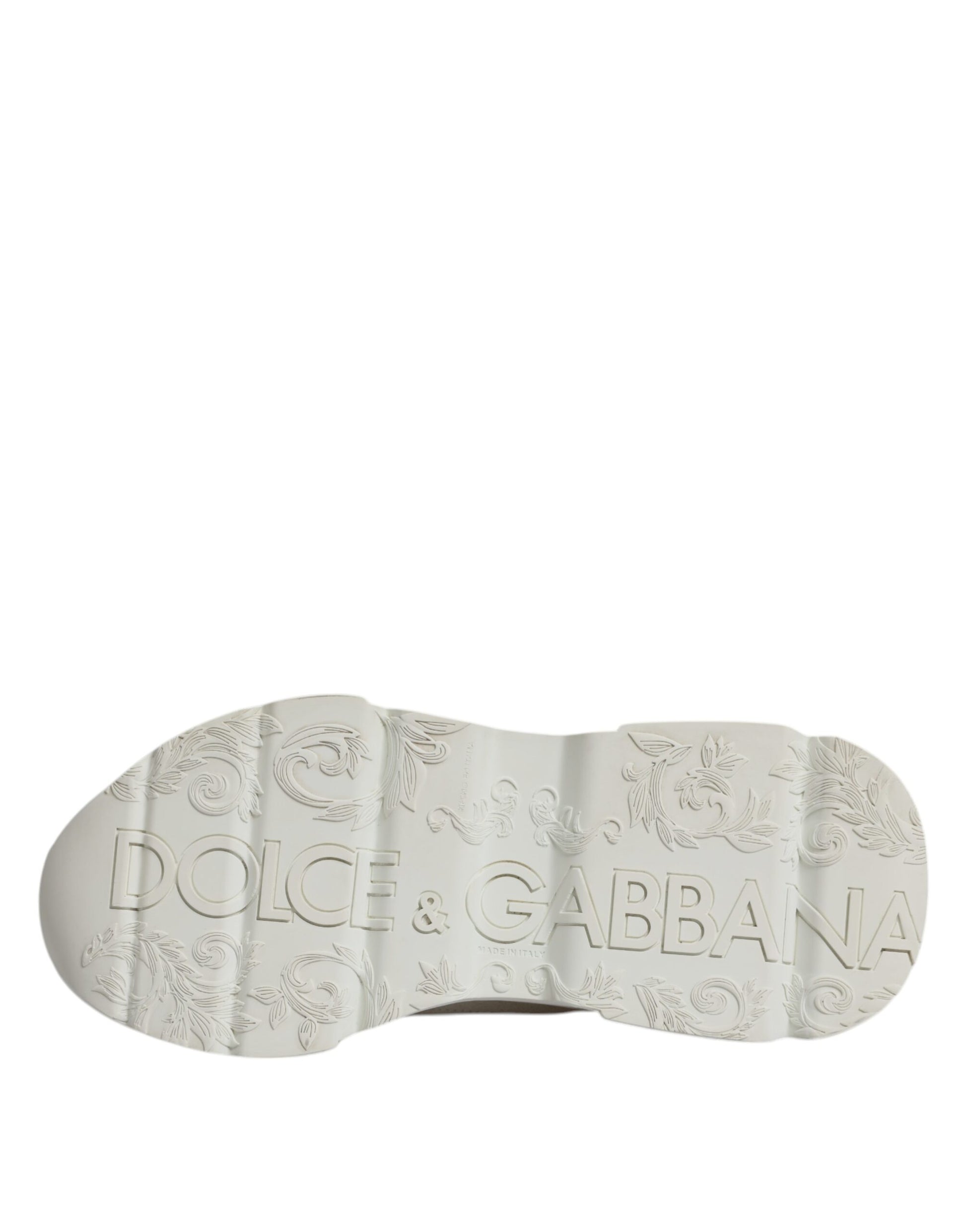 Chaussures Baskets Basses Dolce & Gabbana Daymaster en Cuir Blanc