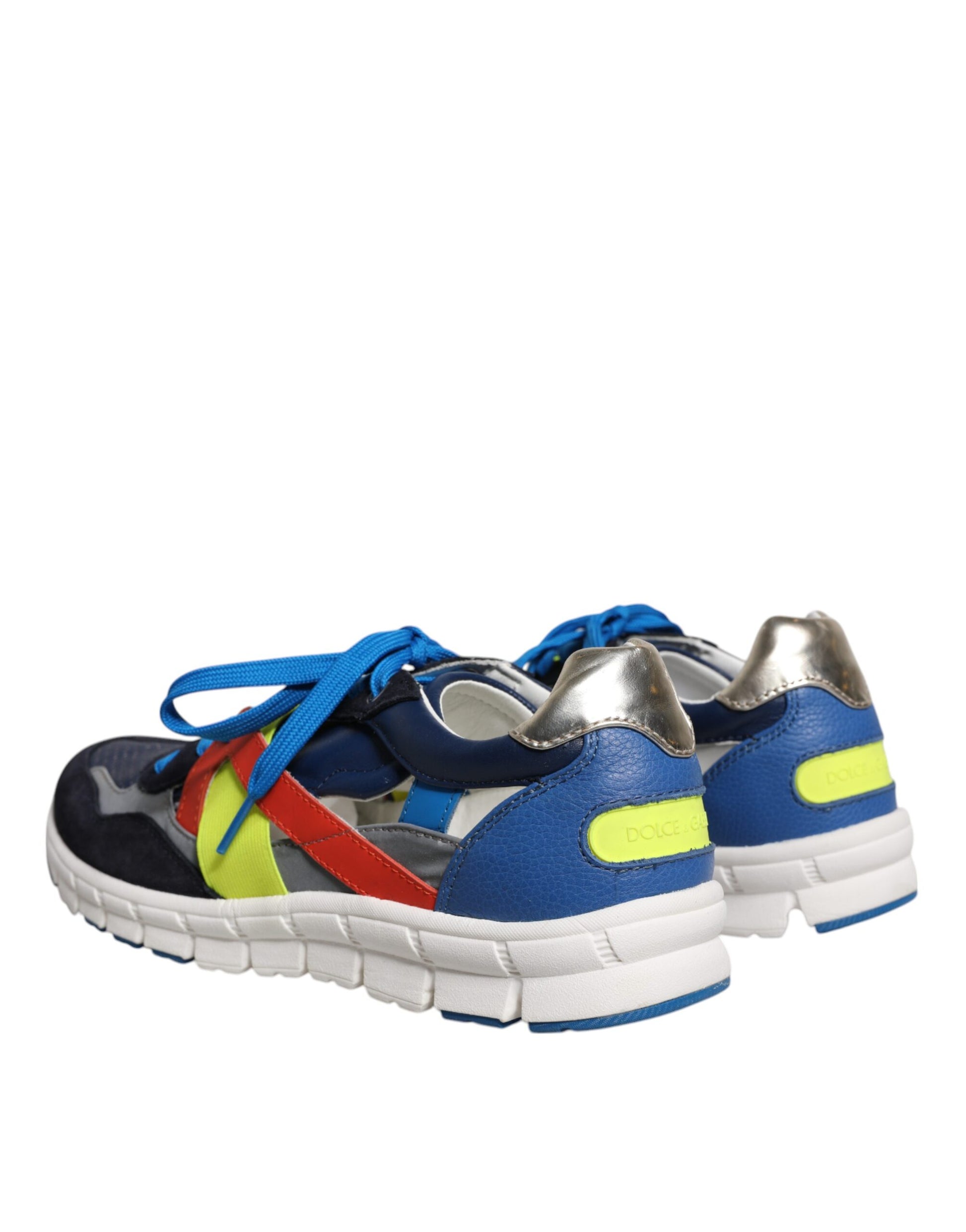 Dolce & Gabbana Multicolor Low Top Sneakers for Men side view