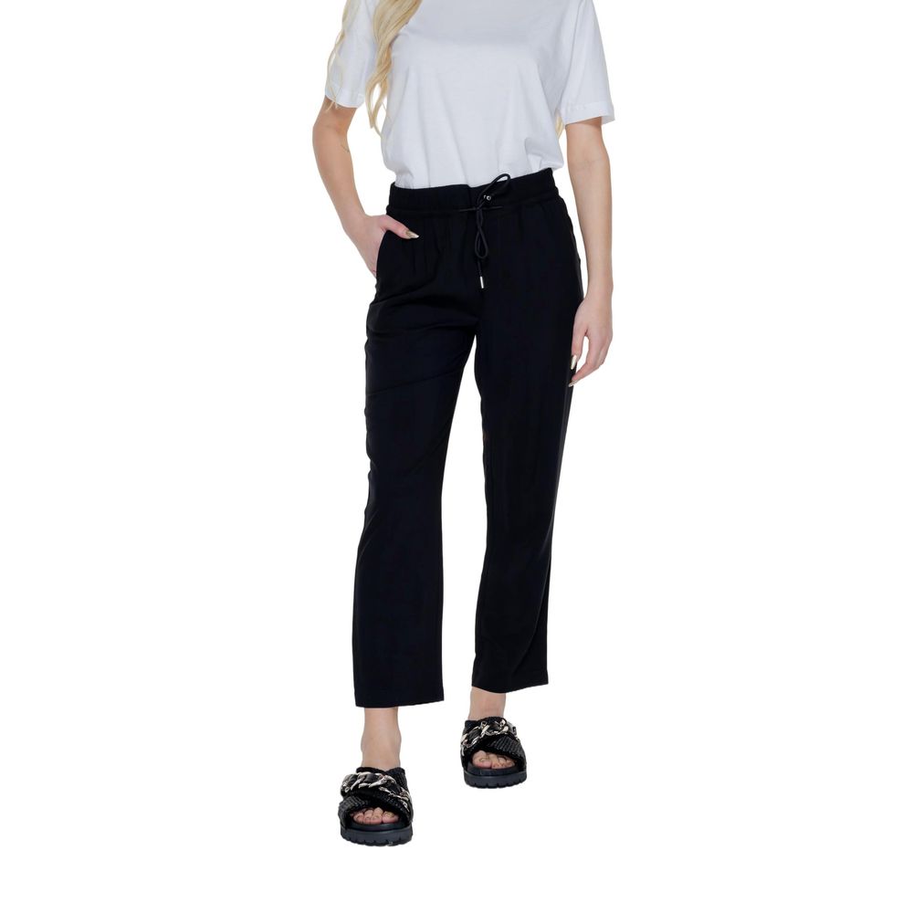 Street One Black Casual Pants for Women detail view