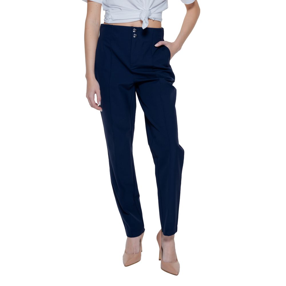 Street One Blue Casual Pants for Women detail view