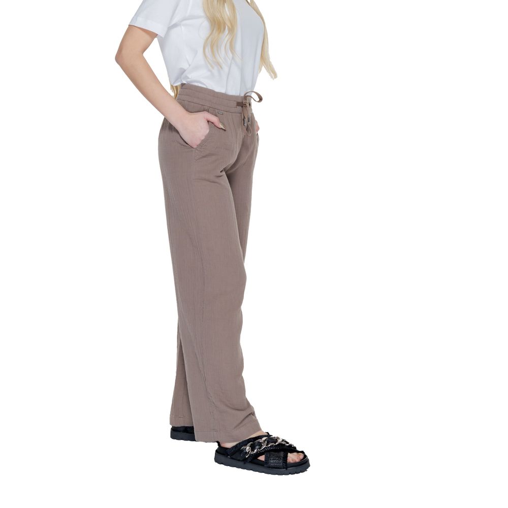 Street One Brown Casual Pants for Women side view