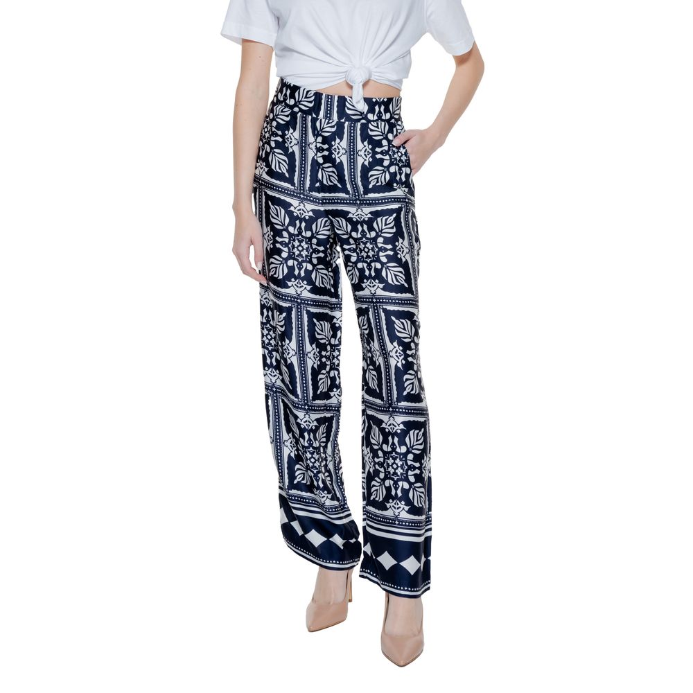 Street One Blue Casual Pants for Women side view