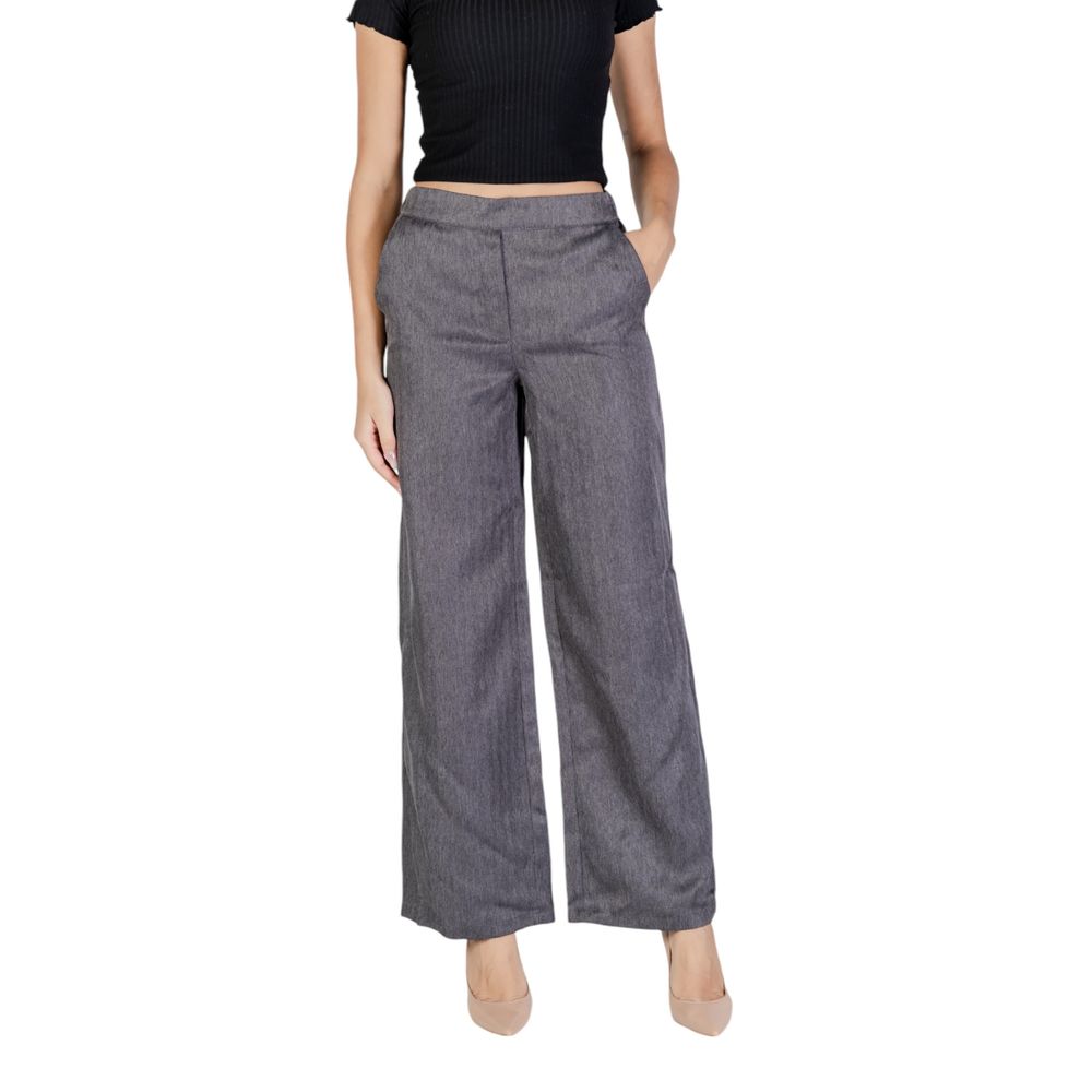 Jacqueline De Yong Grey Casual Pants for Women