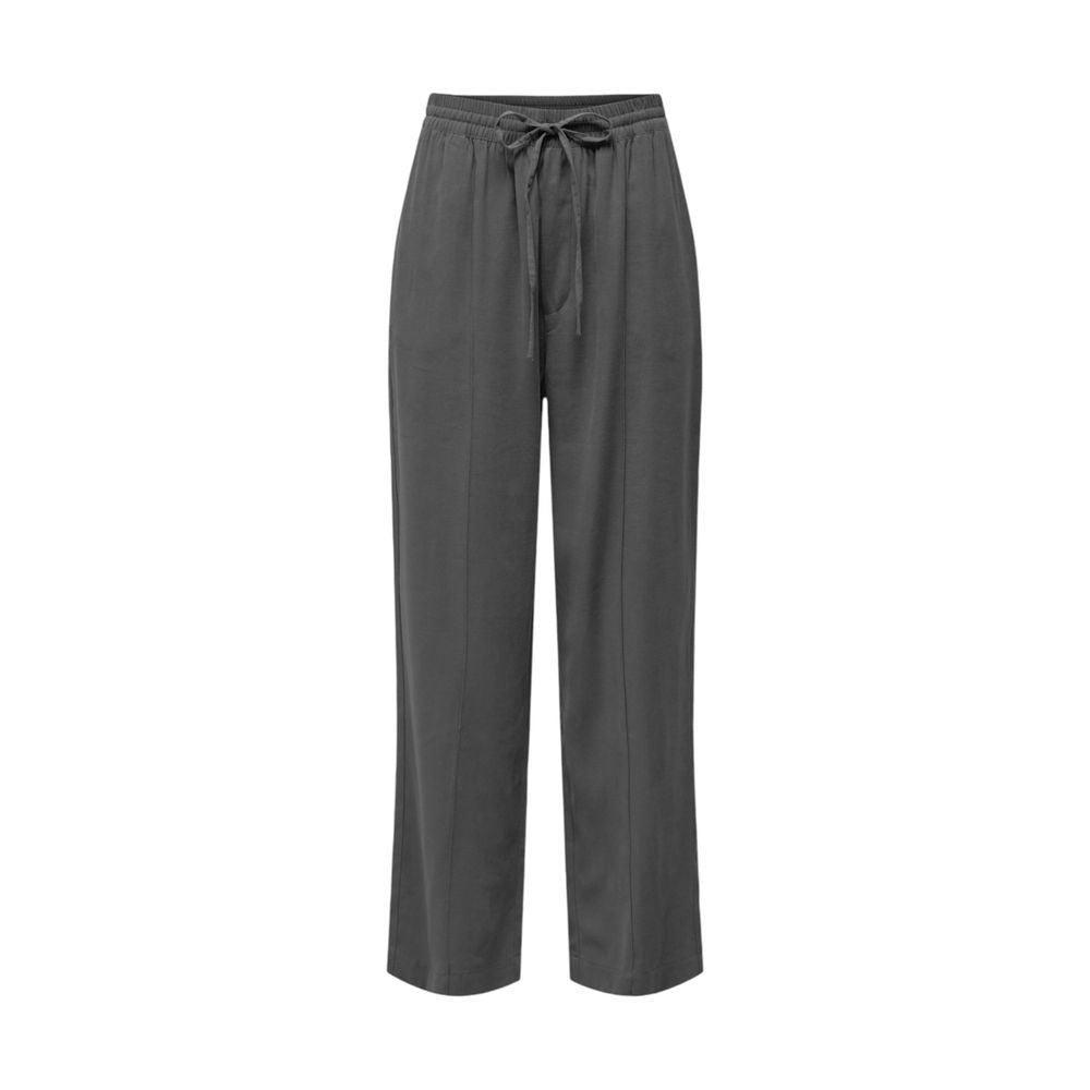 Jacqueline De Yong Grey Casual Pants for Women