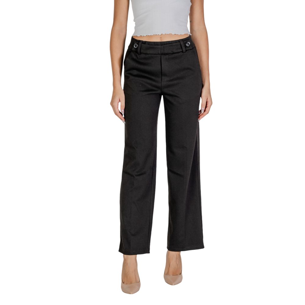 Pantalon décontracté Street One noir en polyester