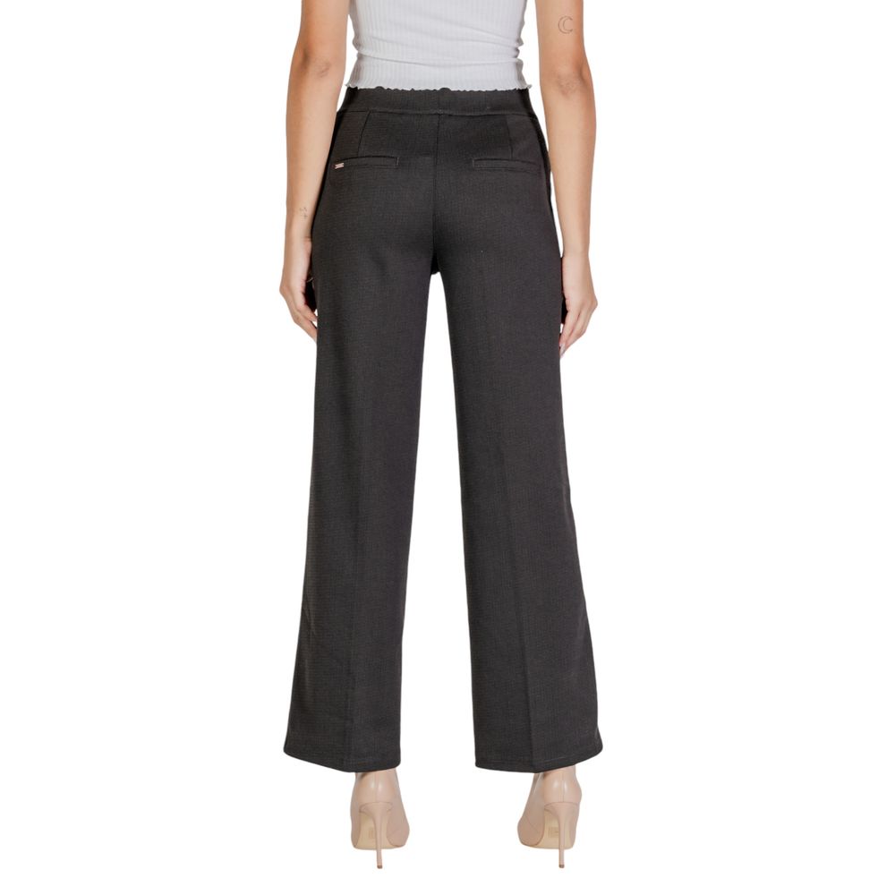 Pantalon décontracté Street One noir en polyester