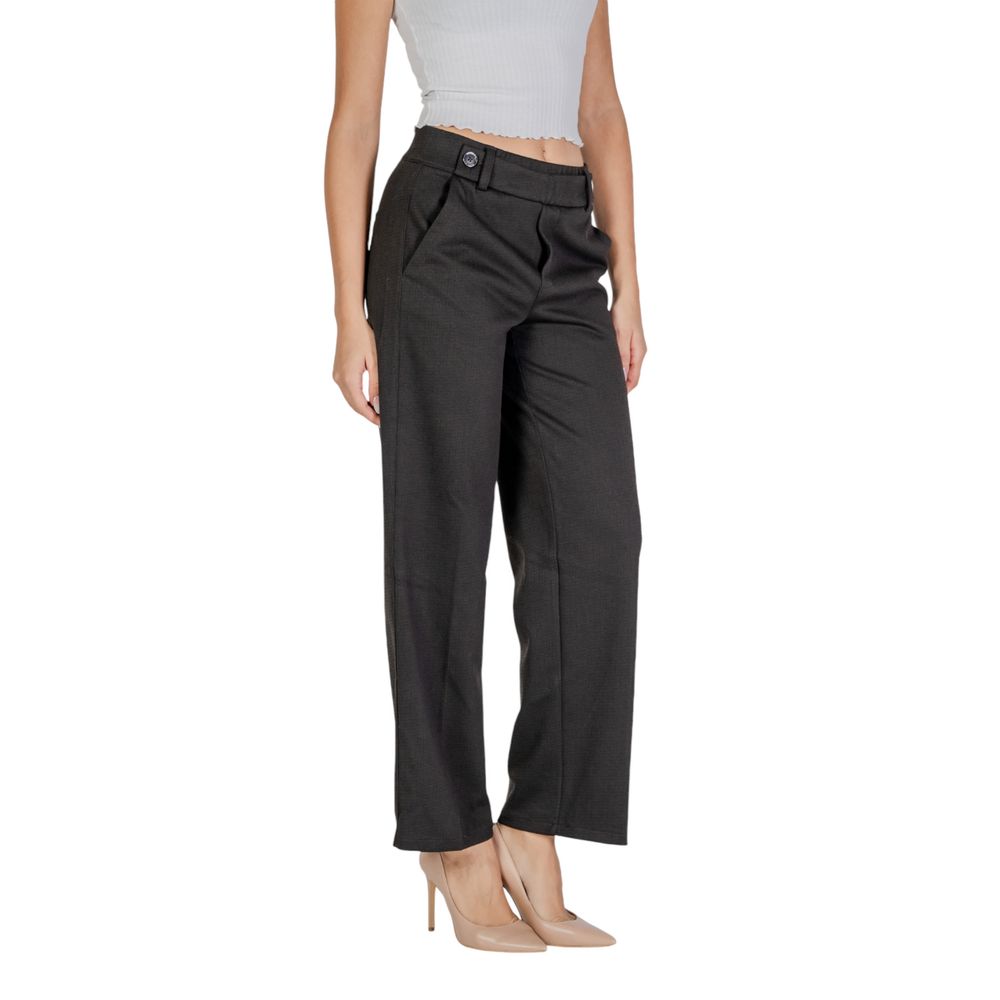 Pantalon décontracté Street One noir en polyester