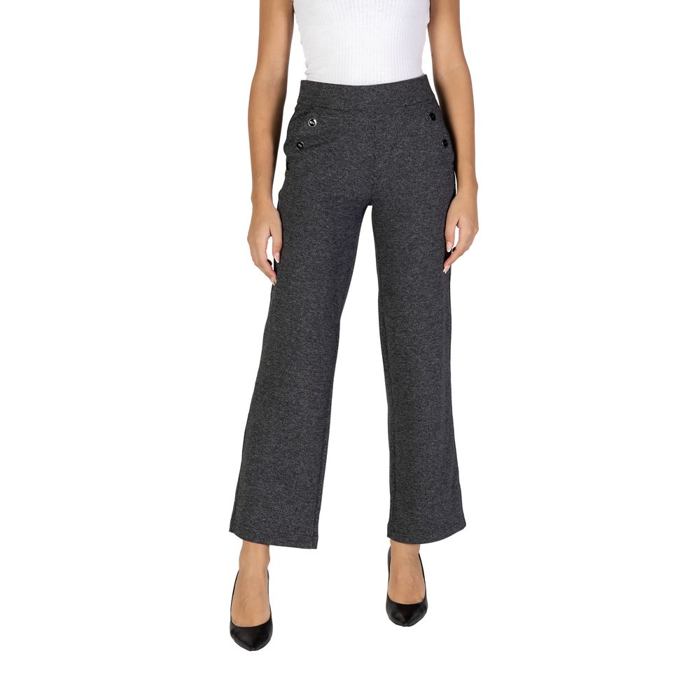 Street One Black Casual Pants for Women