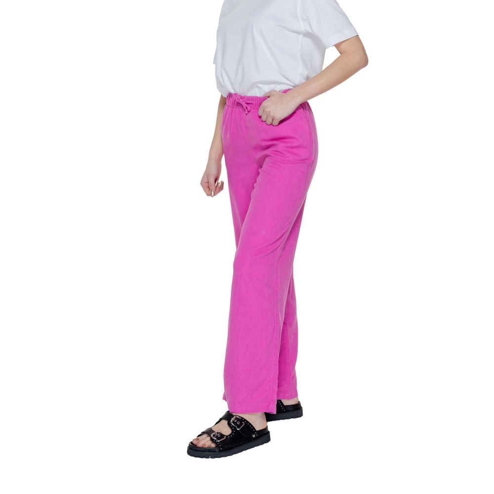 Only Pink Casual Pants for Women detail view