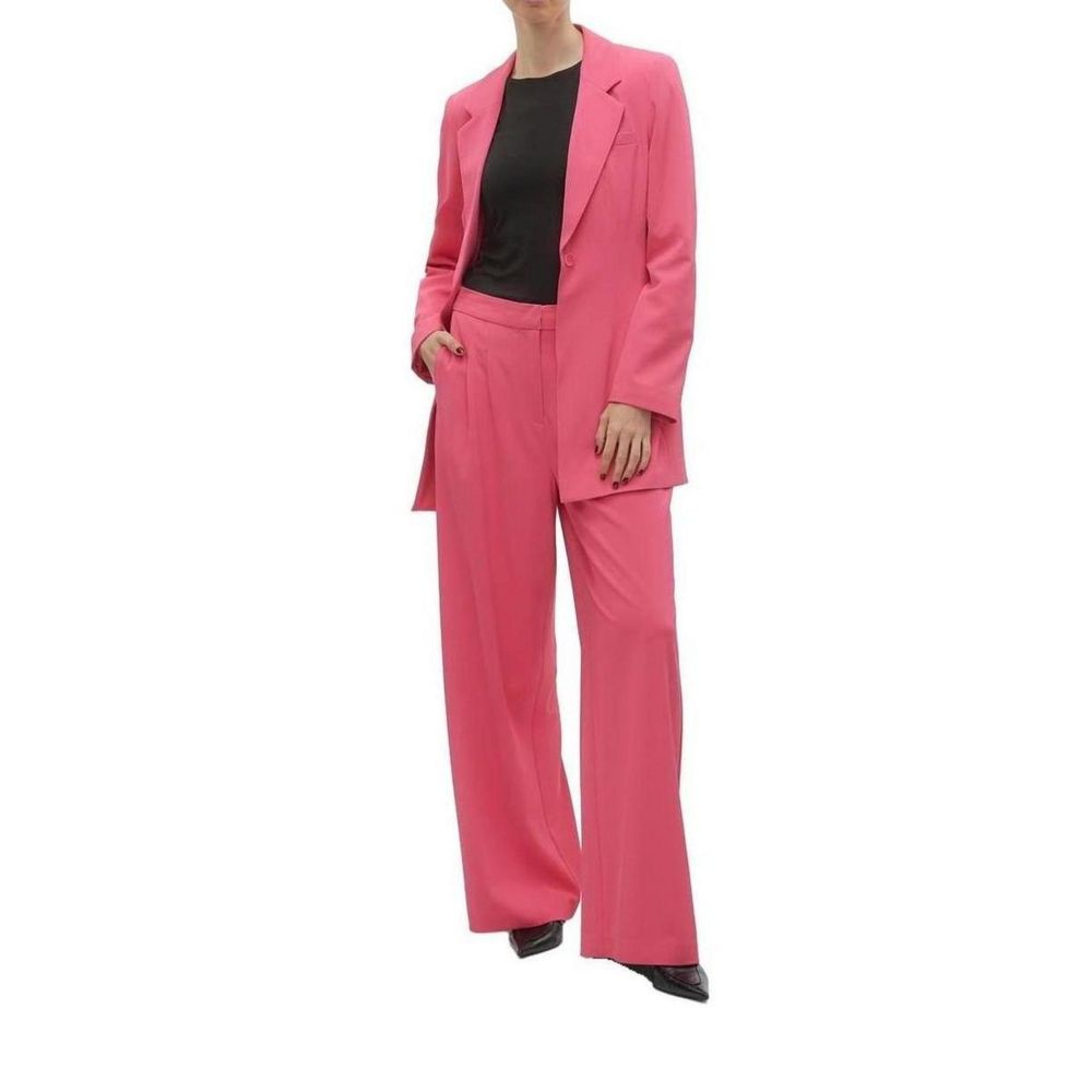 Vero Moda Pink Casual Pants for Women side view
