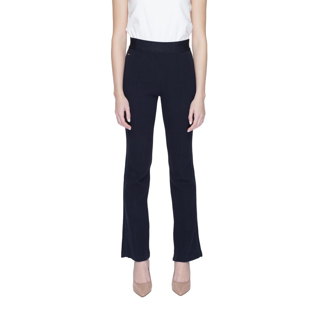 Street One Blue Flared Pants for Women