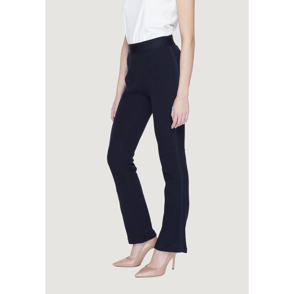 Street One Blue Flared Pants for Women detail view