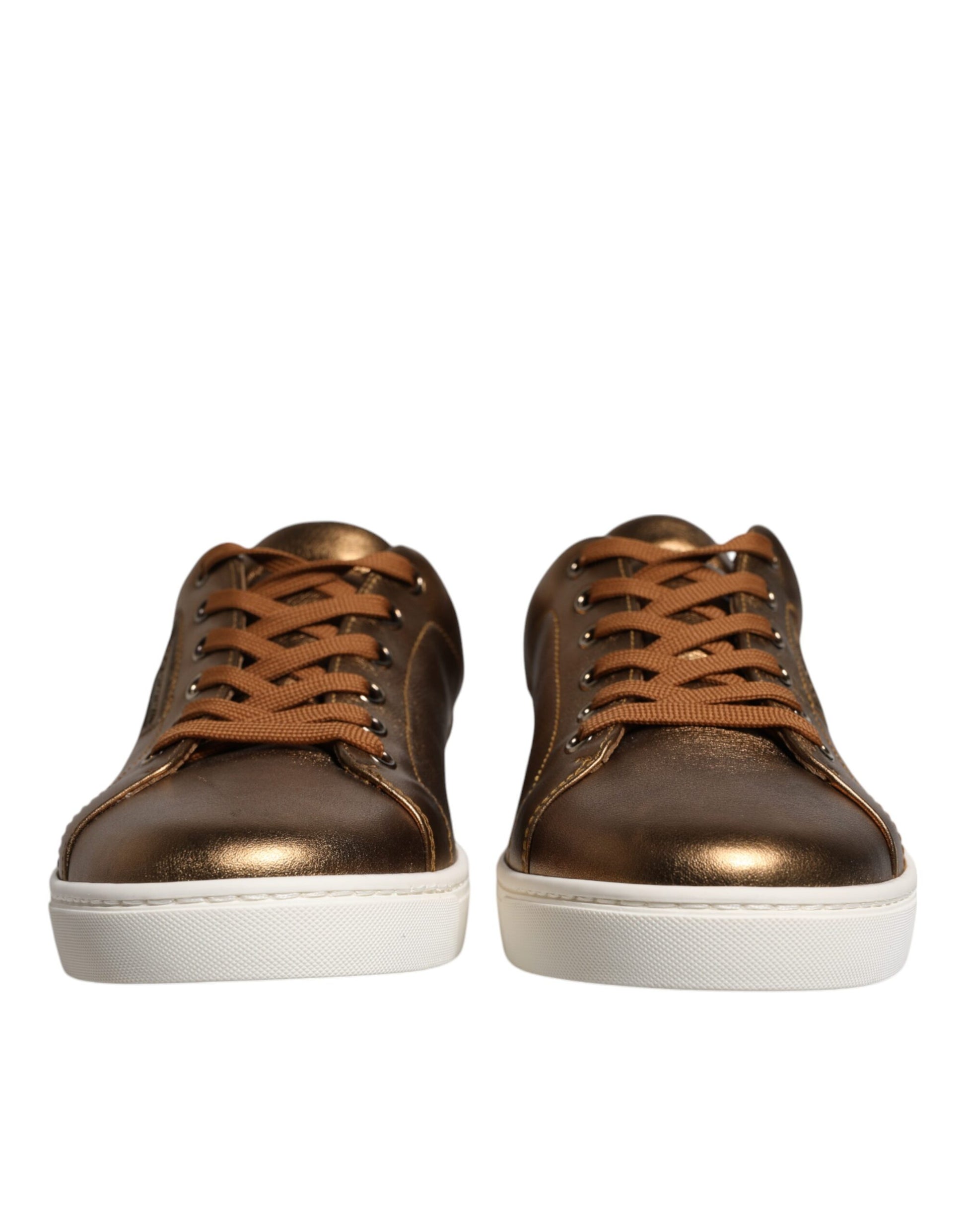 Dolce & Gabbana Gold Low Top Sneakers for Men alternate view