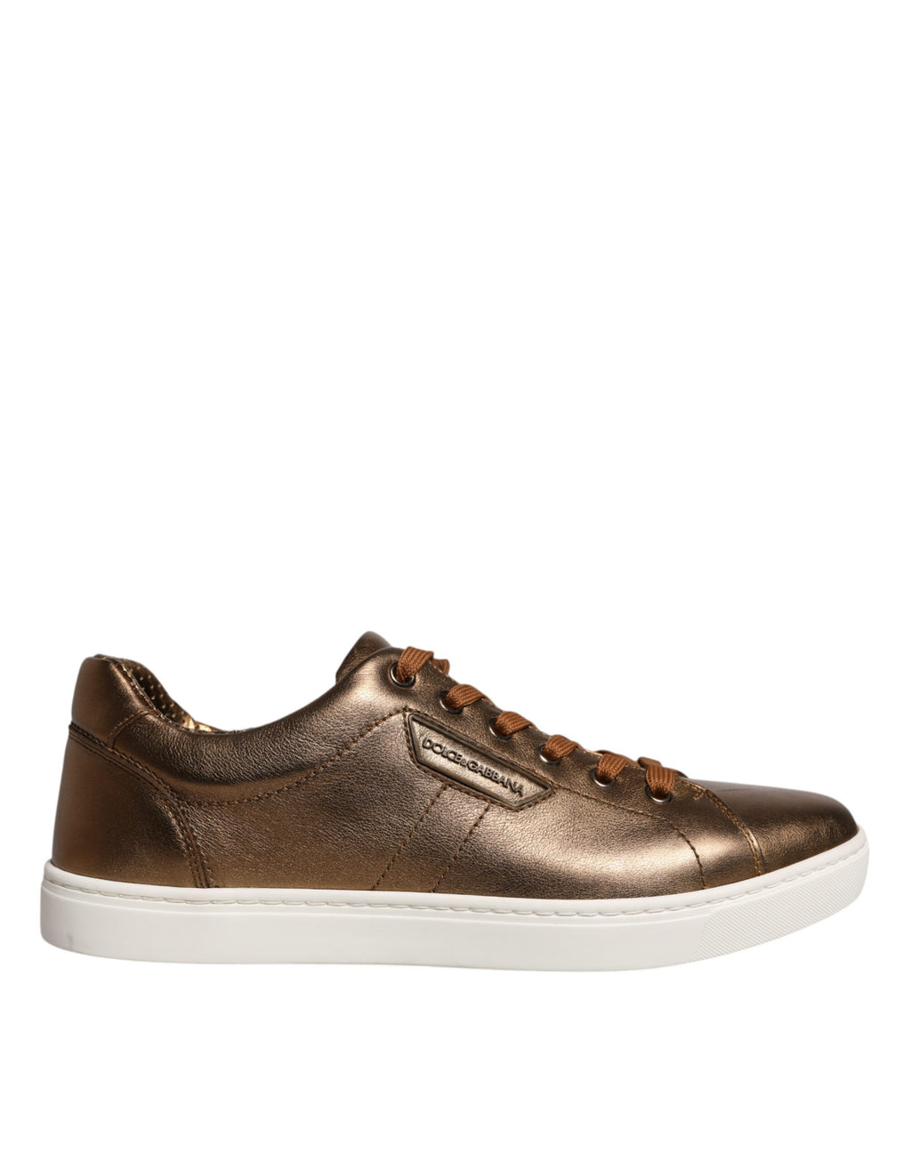 Dolce & Gabbana Gold Low Top Sneakers for Men additional view