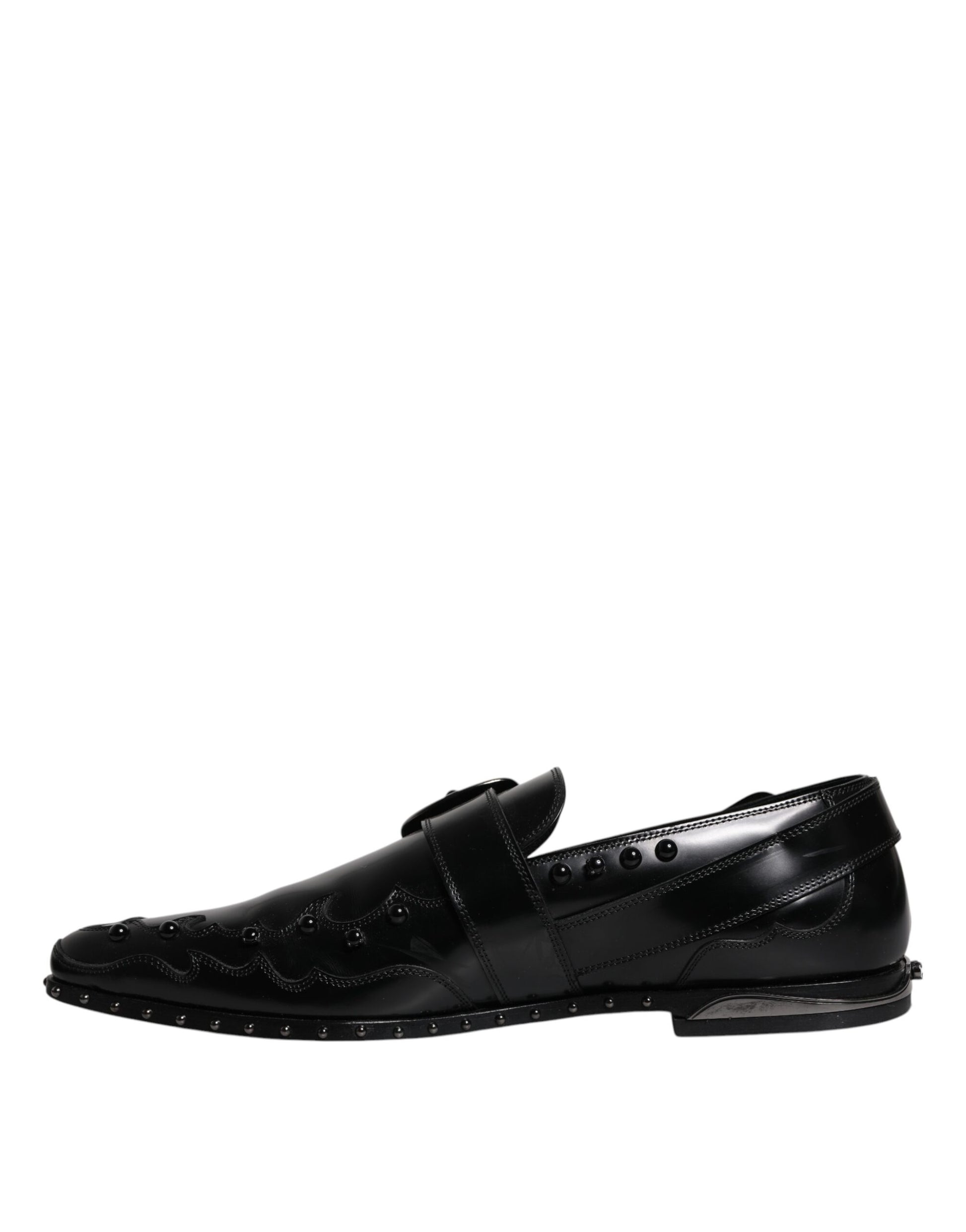 Dolce & Gabbana Black Slip On Loafers for Men additional view