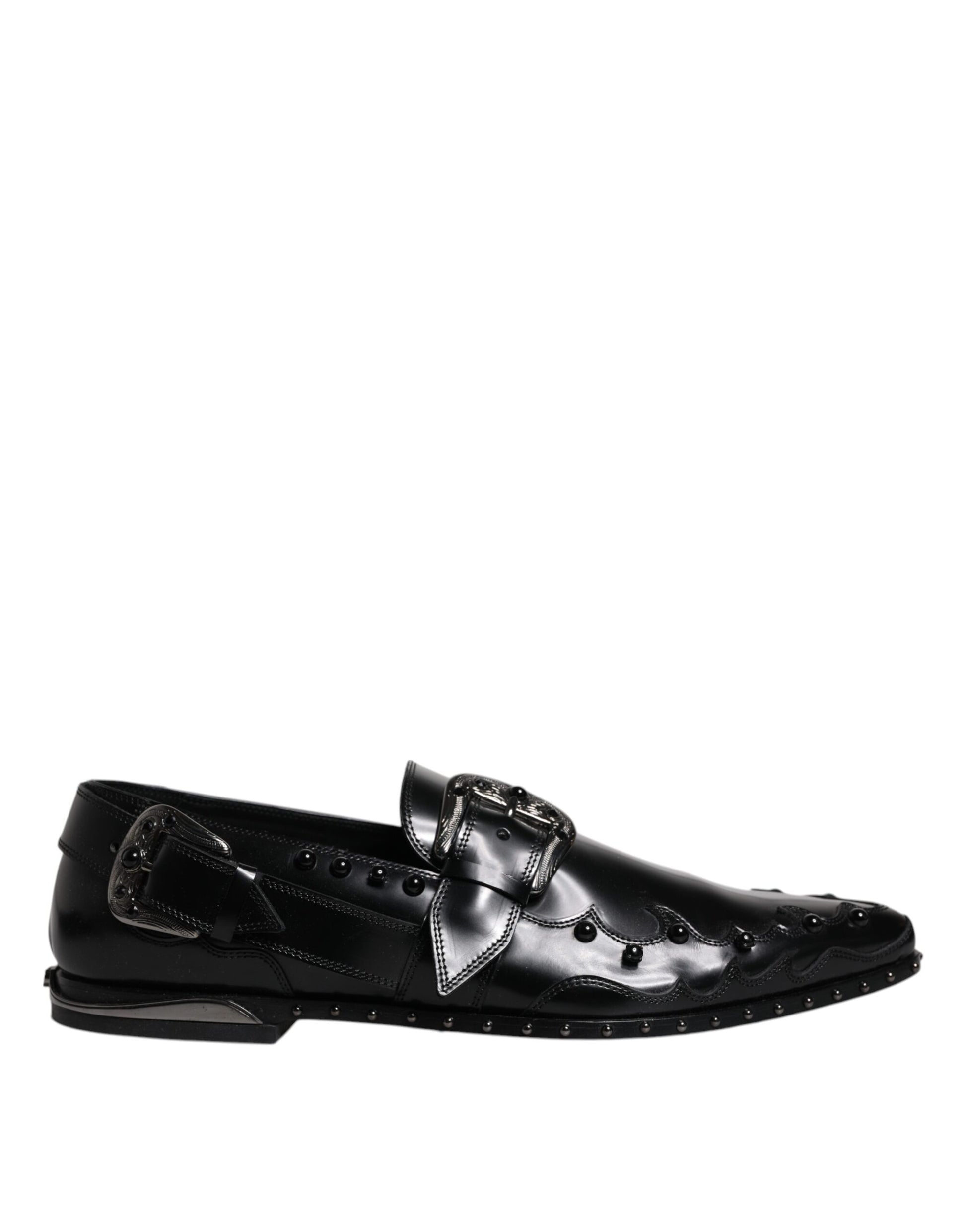 Dolce & Gabbana Black Slip On Loafers for Men
