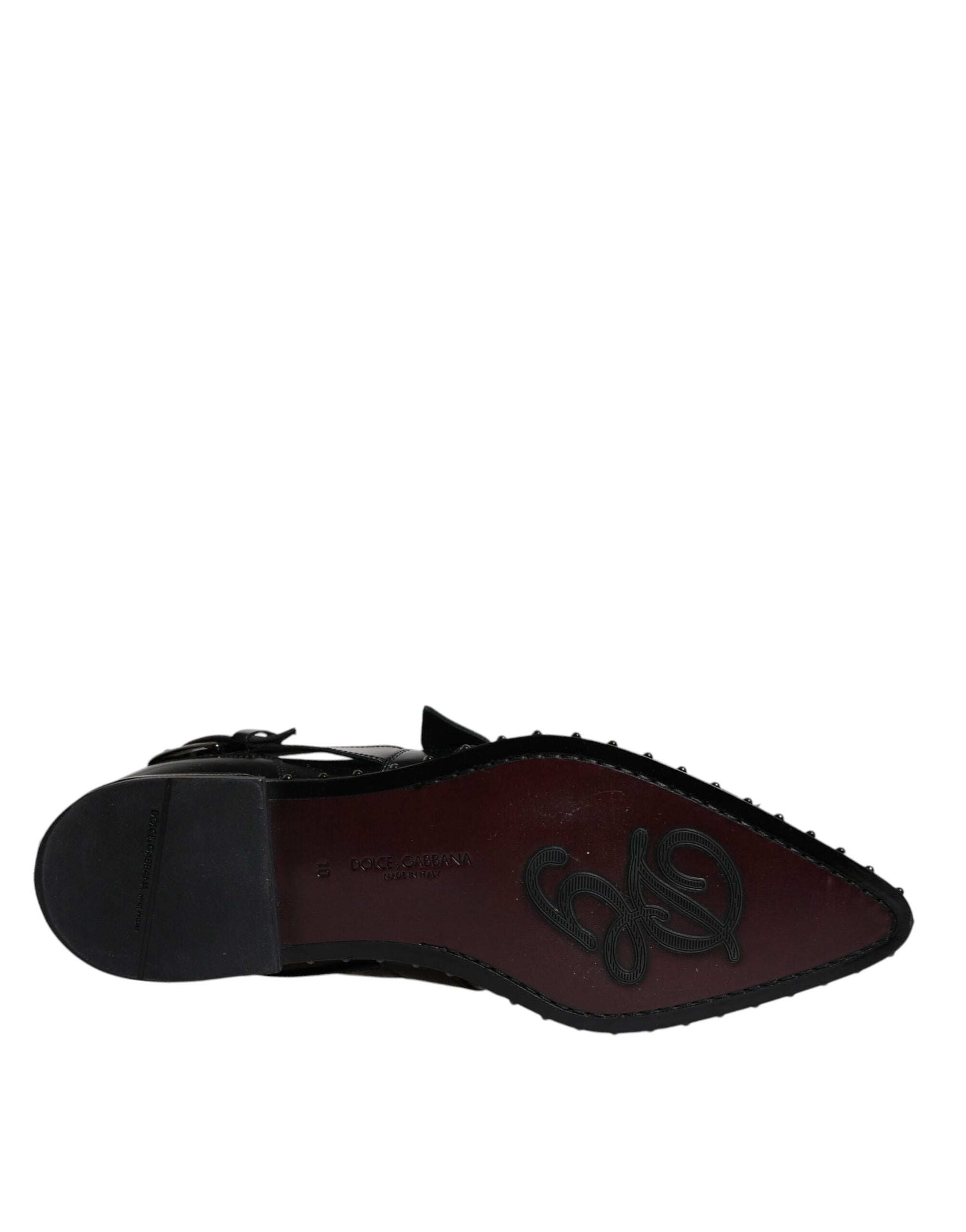 Dolce & Gabbana Black Slip On Loafers for Men additional view