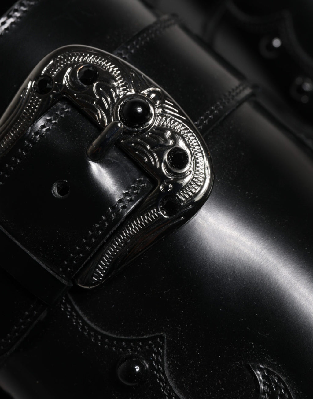 Dolce & Gabbana Black Slip On Loafers for Men additional view