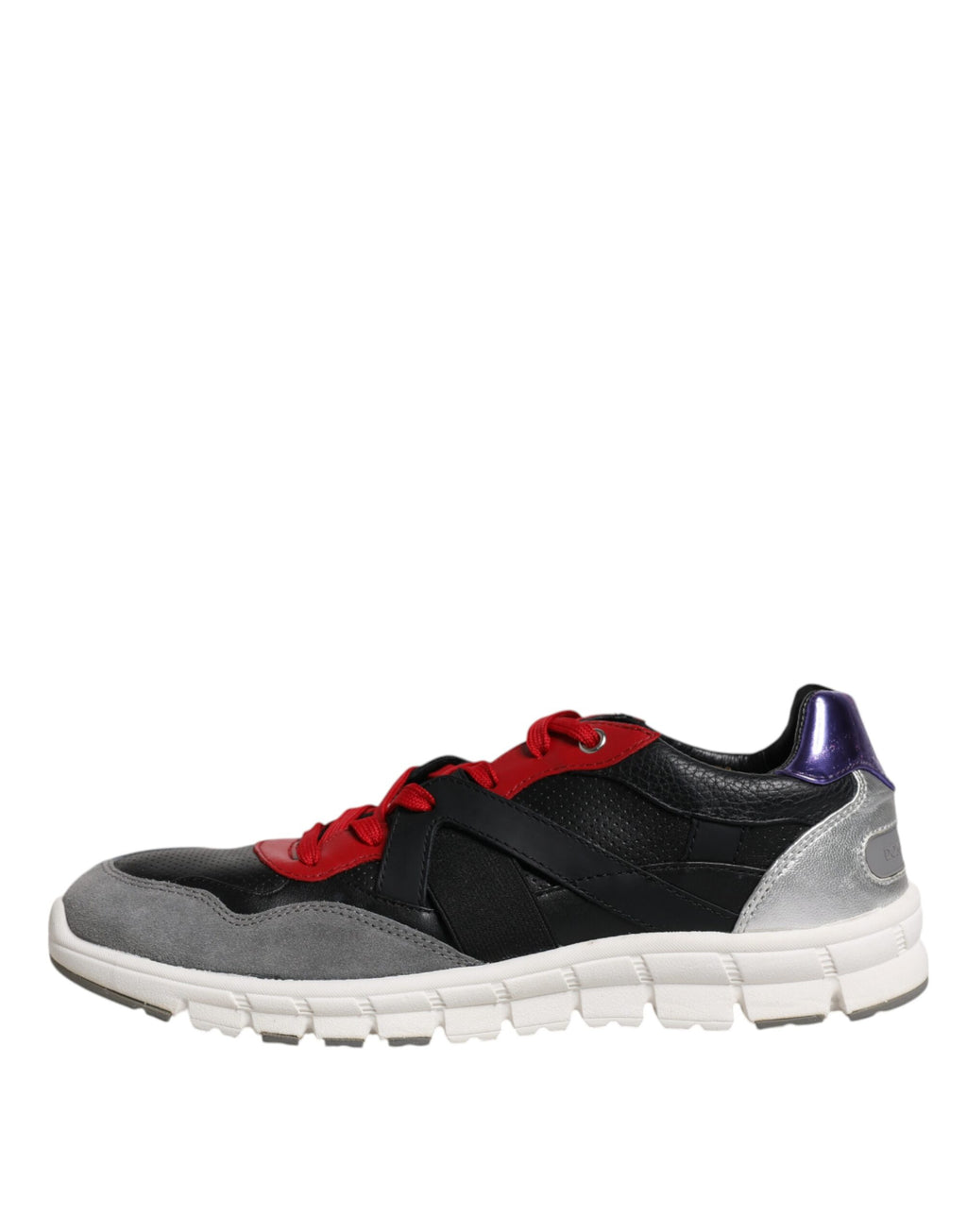 Dolce & Gabbana Baskets basses en cuir et daim multicolores