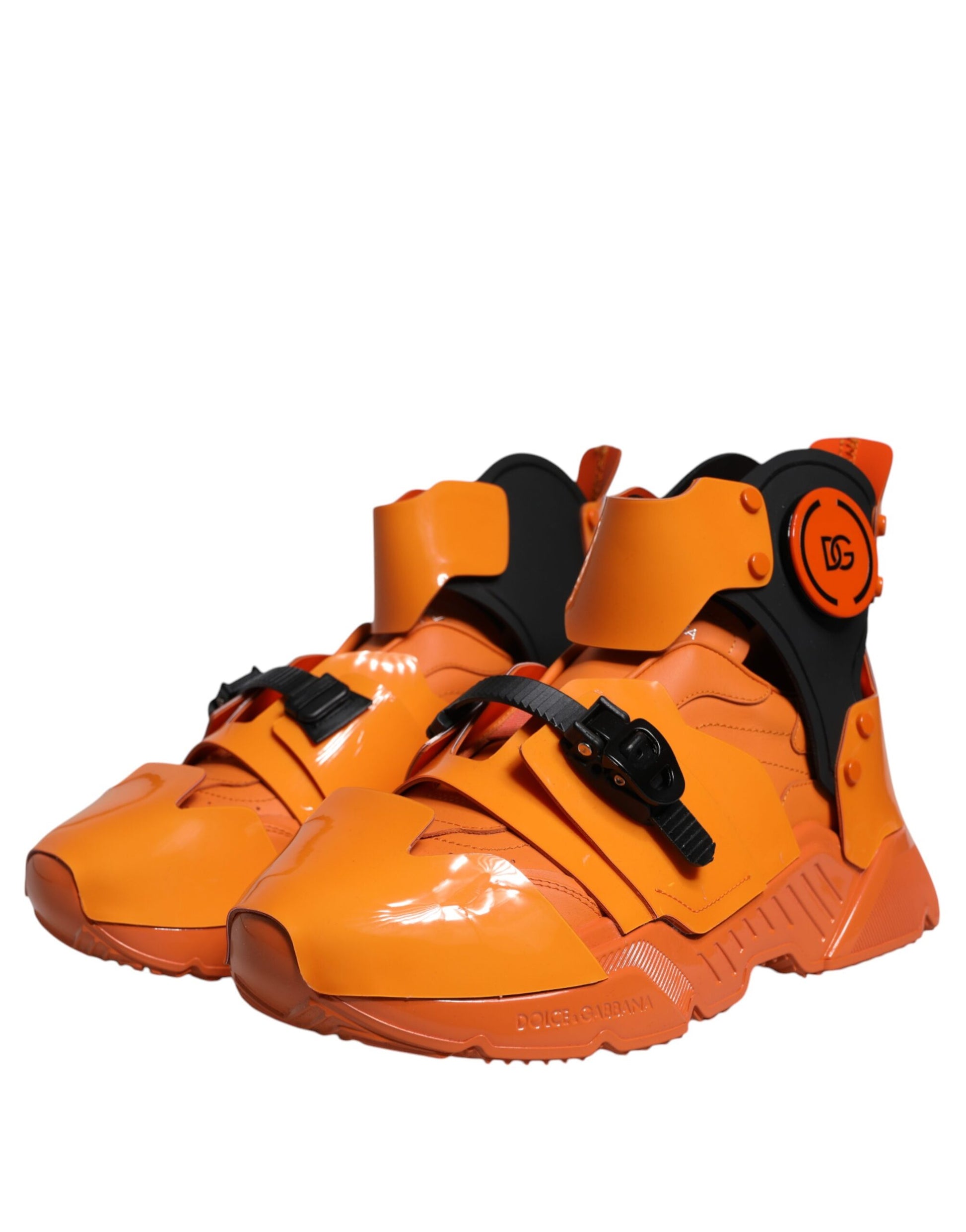 Dolce & Gabbana Orange High Tops for Men detail view