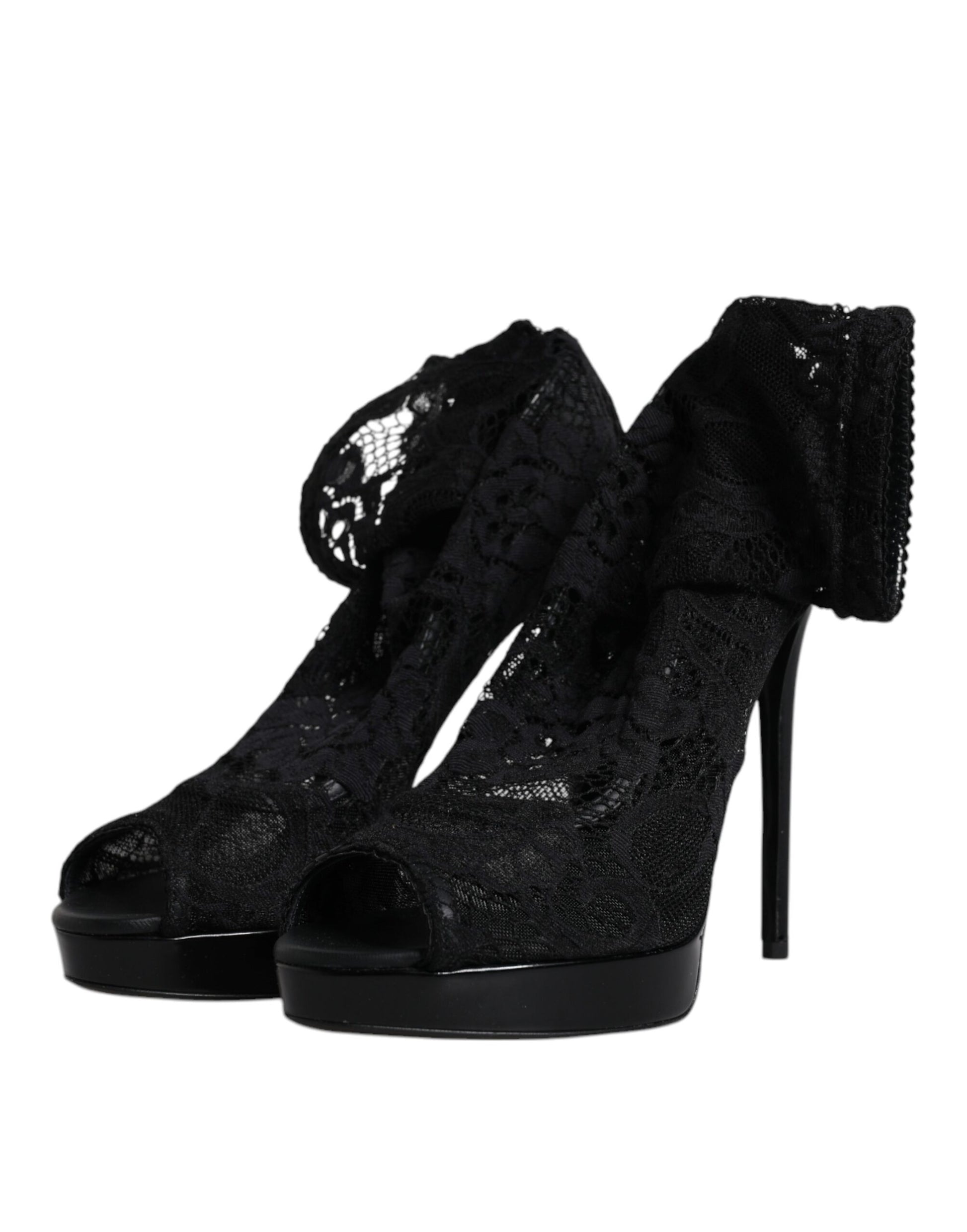 Dolce & Gabbana Black High Heel for Women side view