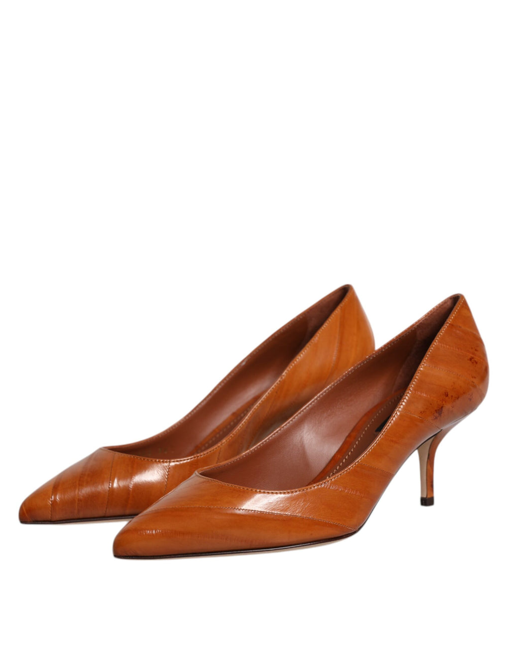 Dolce & Gabbana Brown Mid Heel for Women side view