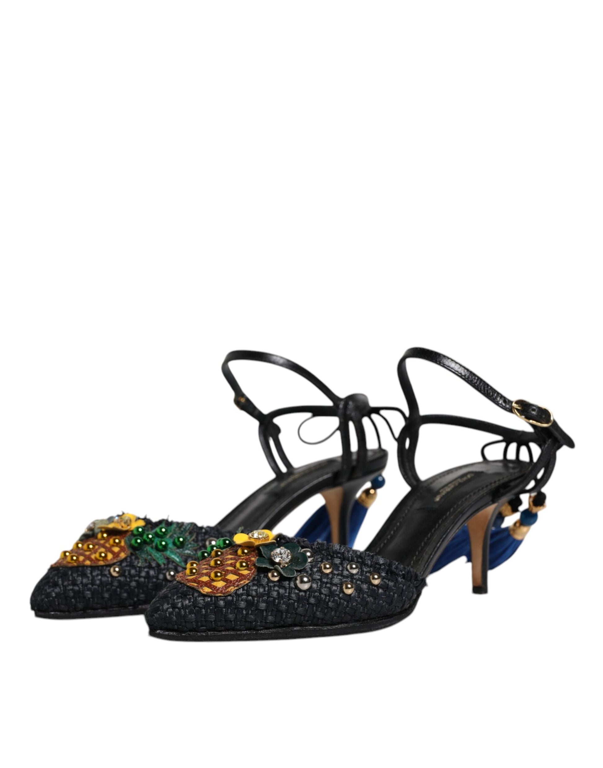 Dolce & Gabbana Black Strap Ons for Women detail view
