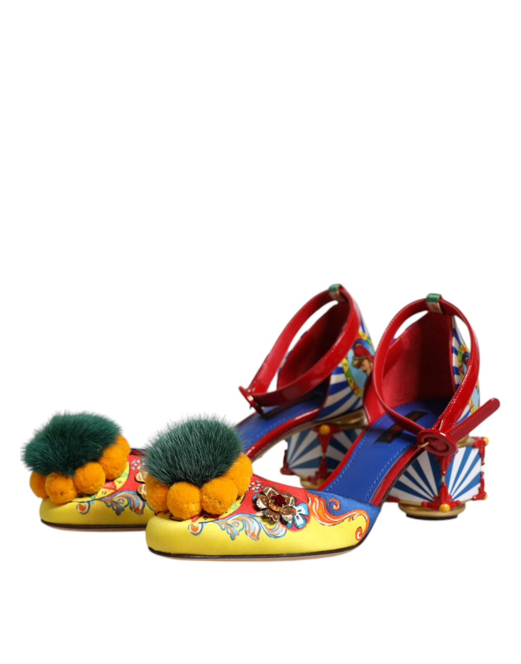 Dolce & Gabbana Multicolor Strap Ons for Women side view