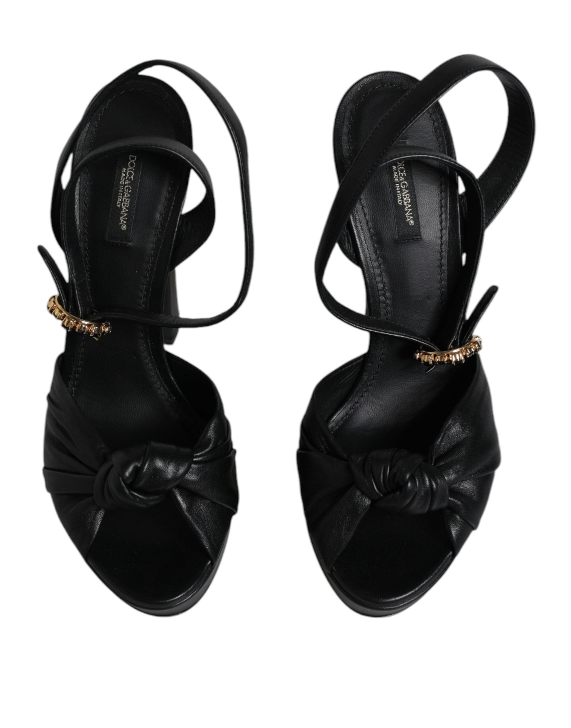 Dolce & Gabbana Black Strap Ons for Women detail view