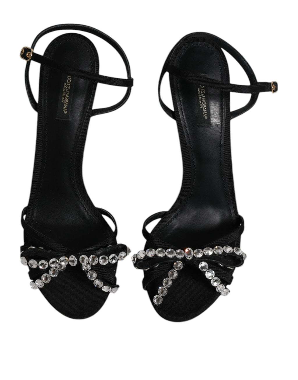 Dolce & Gabbana Black Stiletto Heels for Women detail view