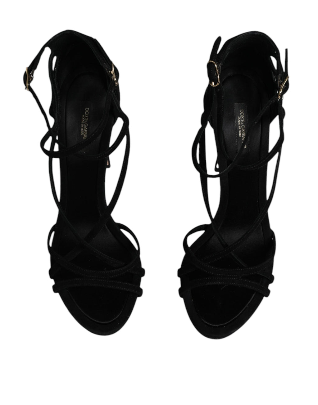 Dolce & Gabbana Black Stiletto Heels for Women detail view
