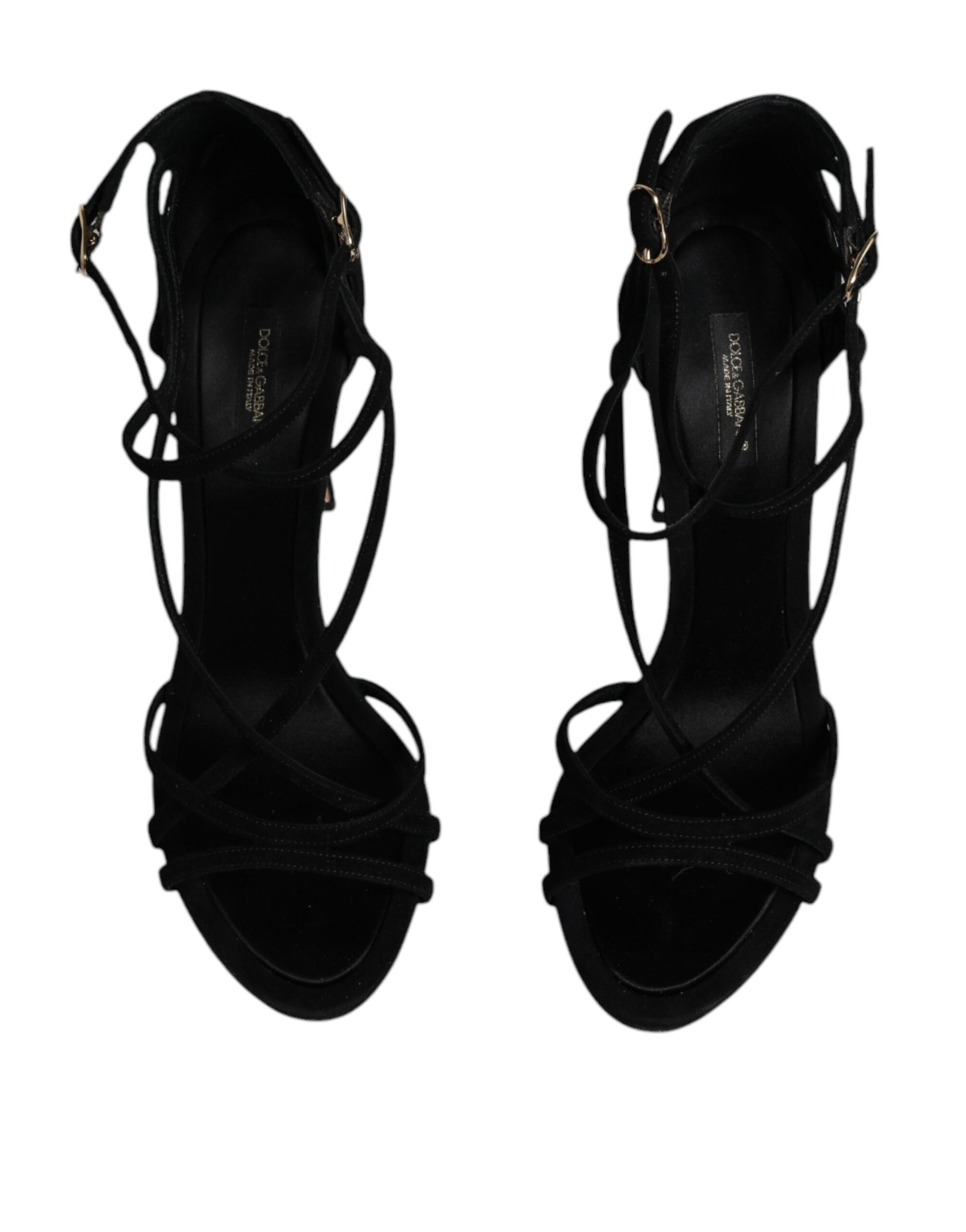 Dolce & Gabbana Black Stiletto Heels for Women detail view