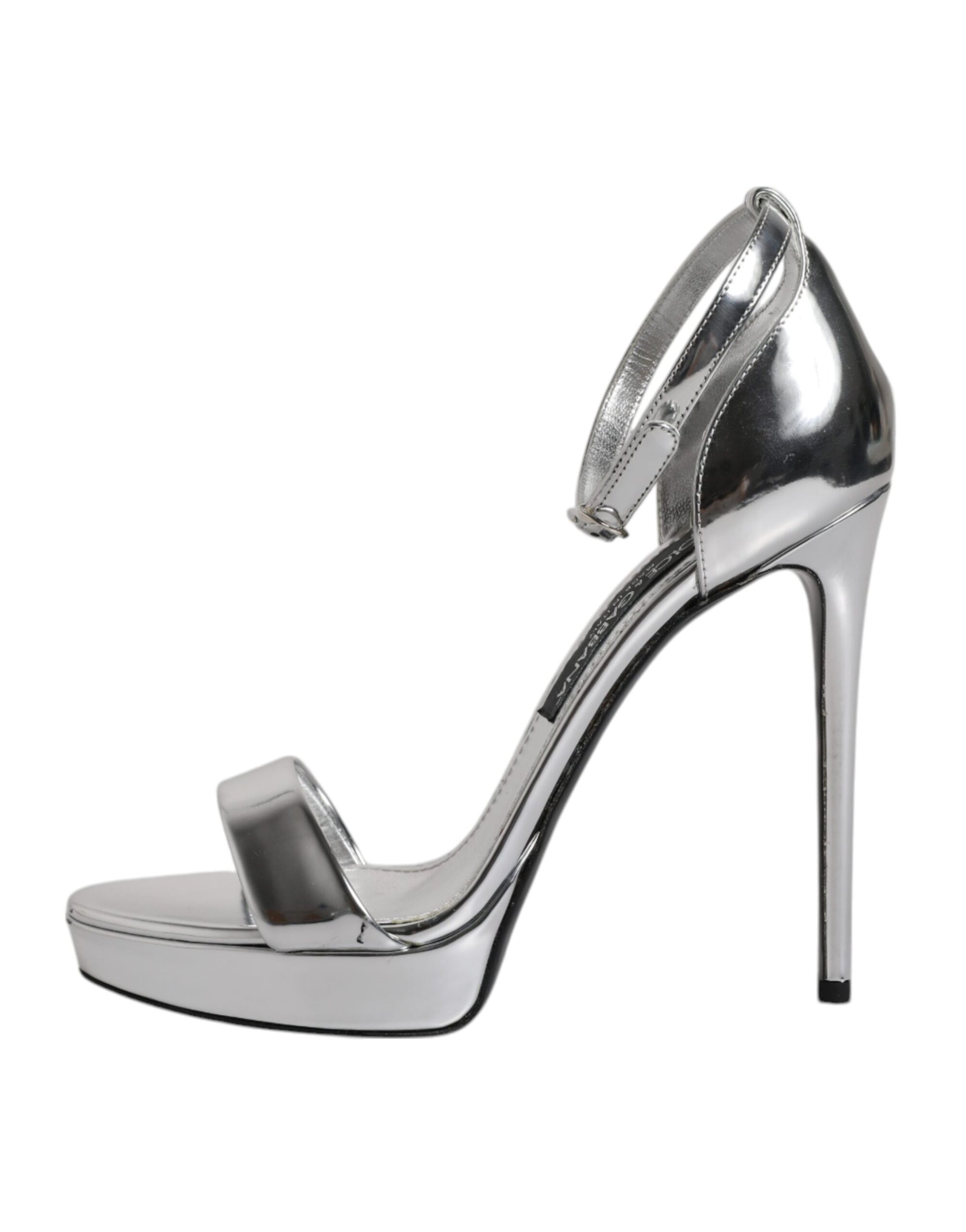 Dolce & Gabbana Silver Stiletto Heels for Women additional view