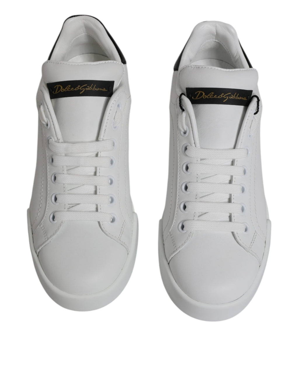 Dolce & Gabbana White Low Top Sneakers for Women detail view