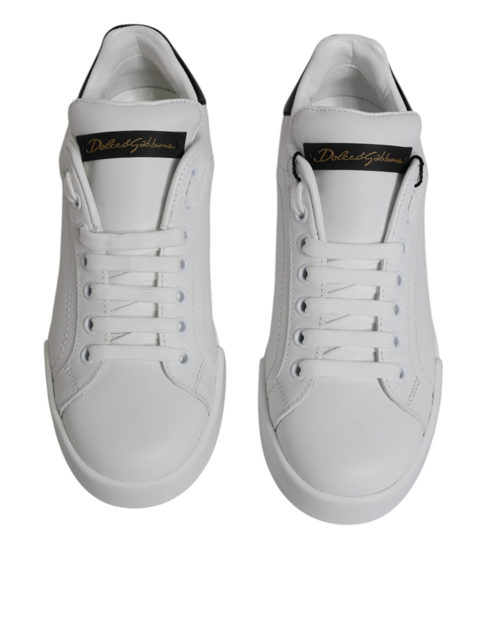 Dolce & Gabbana White Low Top Sneakers for Women detail view