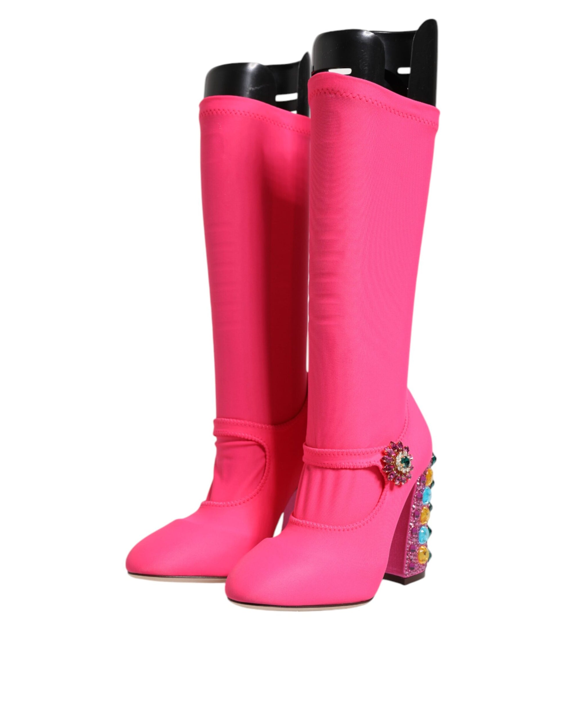 Dolce & Gabbana Pink High Heel for Women side view